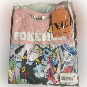 GIRLS(7-8) POKÉMON “BESTIES FOREVER” shirt 👚 Pokémon characters pink/peach